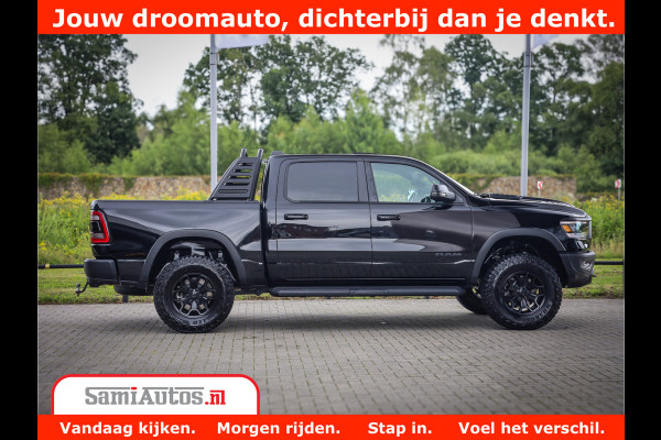 Dodge Ram 1500 REBEL TRX STYLE | BODY LIFT | RAM BAR | 4X4 | LPG | HUD HEADUP | DIGI CLUSTER | 360CAM | ADAPTIVE CRUISE | RAM BAR ROLLCOVER | Comfortabele Dubbele Cabine met Royale 5 Zitplaatsen |