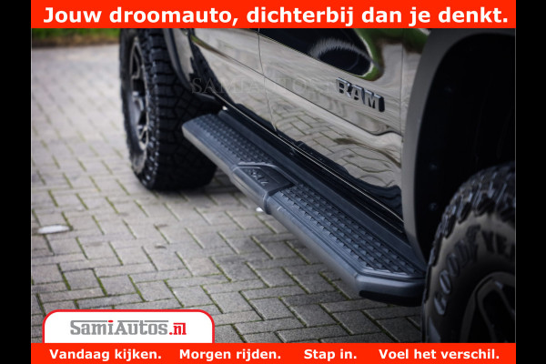 Dodge Ram 1500 REBEL TRX STYLE | BODY LIFT | RAM BAR | 4X4 | LPG | HUD HEADUP | DIGI CLUSTER | 360CAM | ADAPTIVE CRUISE | RAM BAR ROLLCOVER | Comfortabele Dubbele Cabine met Royale 5 Zitplaatsen |