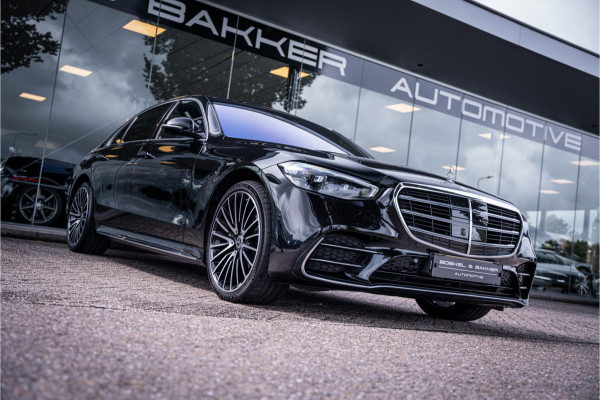 Mercedes-Benz S-Klasse 500 4MATIC Lang AMG Line ** Achterasbesturing ** Panodak ** HUD ** Burmester Premium Plus ** 21inch ** Ventilatie ** Massage