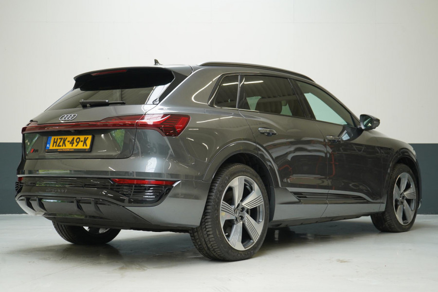 Audi Q8 e-tron 55 quattro 408pk S Edition 115 kWh | Head-Up | BTW | Panoramadak | Leder | Keyless | Trekhaak afn. | B&O Audi Q8 e-tron 55 quattro 408pk S Edition 115 kWh | Head-Up | BTW | Panoramadak | Leder | Keyless | Trekhaak afn. | B&O