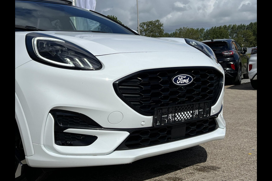 Ford Puma 1.0 EcoBoost Hybrid ST-Line X 155pk Automaat | Panoramadak | Afneembare trekhaak | Winter Pack | Adaptive cruise control | 360 graden camera | Bang&Olufsen | Elektrsiche achterklep | Matrix LED