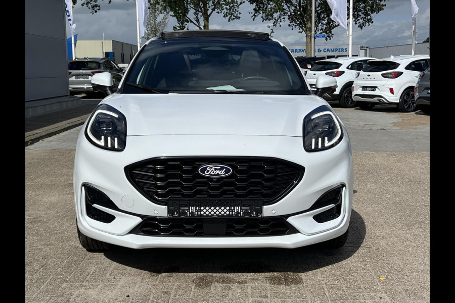 Ford Puma 1.0 EcoBoost Hybrid ST-Line X 155pk Automaat | Panoramadak | Afneembare trekhaak | Winter Pack | Adaptive cruise control | 360 graden camera | Bang&Olufsen | Elektrsiche achterklep | Matrix LED