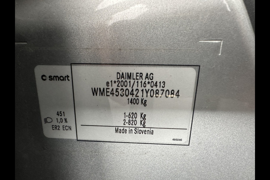 Smart Forfour 1.0 Pure Cool&Audio Pack *AIRCO | CRUISE | COMFORT-SEATS | 15''ALU*