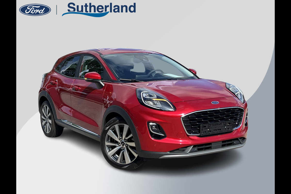 Ford Puma 1.0 EcoBoost Hybrid Titanium X 125pk | Adaptieve Cruise | BLIS | Comfort pack | Winterpack | Elek. achterklep | Full LED