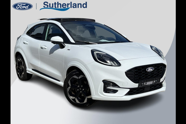 Ford Puma 1.0 EcoBoost Hybrid ST-Line X 155pk Automaat | Panoramadak | Afneembare trekhaak | Winter Pack | Adaptive cruise control | 360 graden camera | Bang&Olufsen | Elektrsiche achterklep | Matrix LED