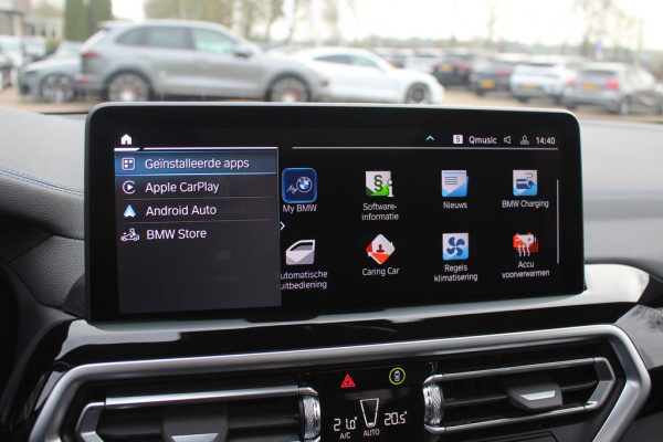 BMW iX3 High Executive 80 kWh / SoH 98.4% / Trekhaak / Panoramadak / 360Camera / Head-up / 20'' / Leder / Harman Kardon / Sfeerverlichting / Dodehoek / DAB / Stuur+Stoelverwarming / ACC