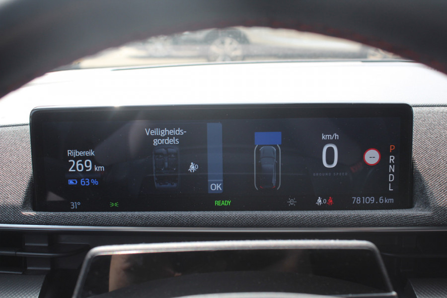 Ford Mustang Mach-E Extended First Edition AWD 98 kWh / SoH 94.9% / Trekhaak / Panoramadak / Camera / Leder / 19'' / B&O / Keyless / DAB / Dodehoek / ACC / Navigatie / Sfeerverlichting / Stoelverwarming