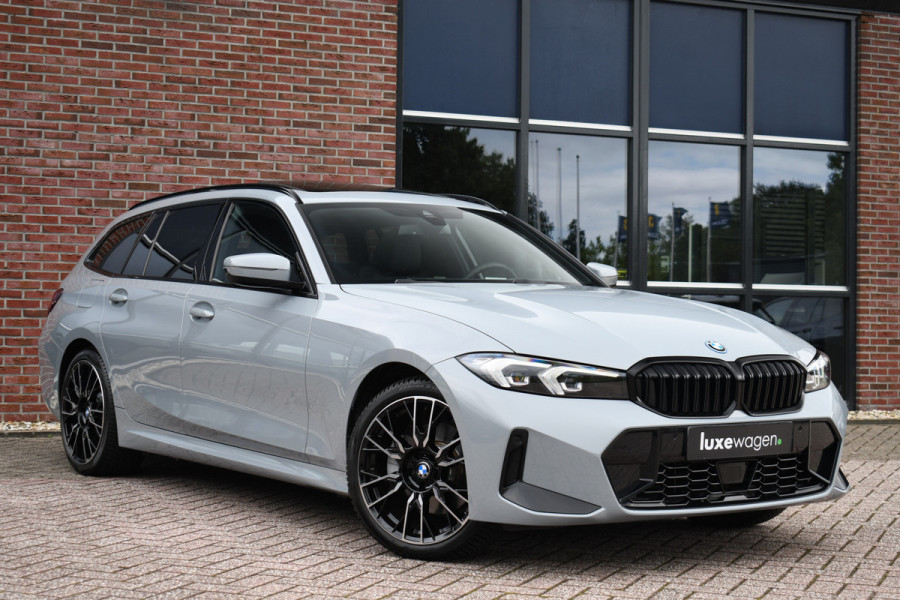 BMW 3 Serie Touring 330e xDrive M-Sport Pano ACC Trekh HUD HiFi Leder Brooklyngrau!