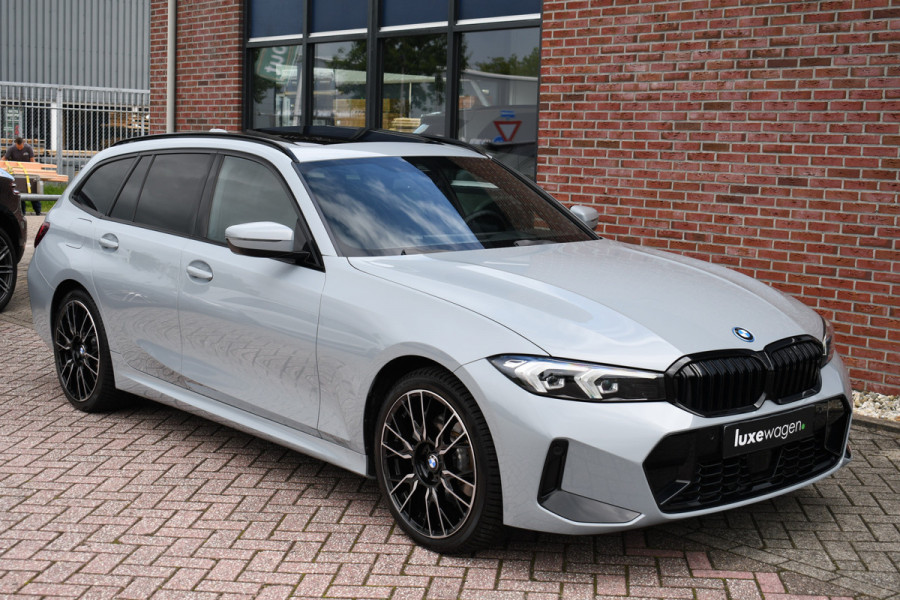BMW 3 Serie Touring 330e xDrive M-Sport Pano ACC Trekh HUD HiFi Leder Brooklyngrau!