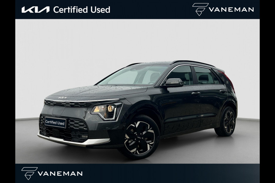 Kia Niro EV DynamicLine 64.8 kWh | Prijs incl. vooraftrek 2000.- inruilpremie | Automaat | Camera | Navi | Cruise | H-Leder | Apple Carplay & Android Auto |