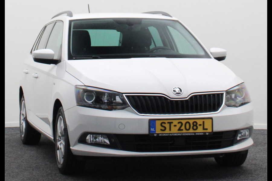 Škoda Fabia Combi 1.0 TSI Clever Climate, Cruise, Verwarmde Stoelen, Bluetooth, Navigatie, DAB, PDC, 15''