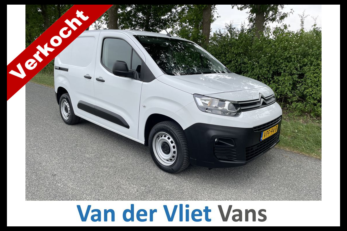 Citroën Berlingo 1.5 BlueHDI E6 102pk Club 3-Zits Lease €220 p/m Airco, Navi, PDC, Cruise controle, onderhoudshistorie aanwezig