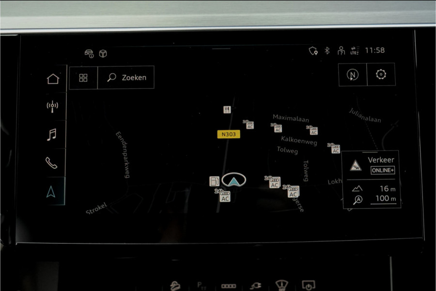 Audi Q8 e-tron 55 Quattro S Edition 115 kWh Pano Leer 360° Camera Trekhaak 22"