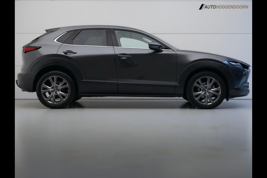 Mazda CX-30 2.0 e-SkyActiv-X M Hybrid Luxury (HEAD-UP DISPLAY,BOSE,STOELVERWARMING,SCHUIFDAK,KEYLESS,DODEHOEK,360 CAMERA,TREKHAAK)