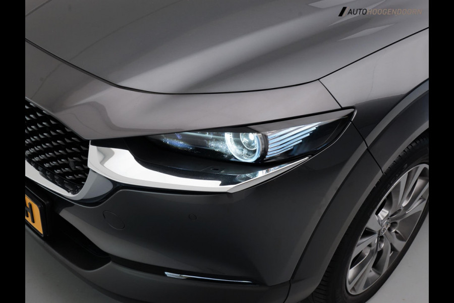 Mazda CX-30 2.0 e-SkyActiv-X M Hybrid Luxury (HEAD-UP DISPLAY,BOSE,STOELVERWARMING,SCHUIFDAK,KEYLESS,DODEHOEK,360 CAMERA,TREKHAAK)