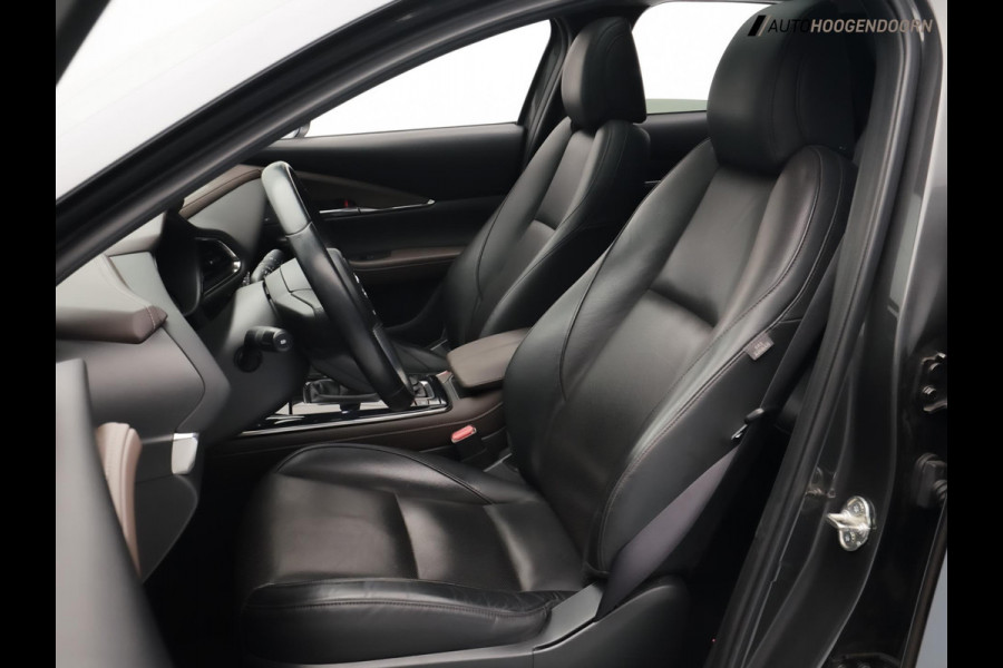 Mazda CX-30 2.0 e-SkyActiv-X M Hybrid Luxury (HEAD-UP DISPLAY,BOSE,STOELVERWARMING,SCHUIFDAK,KEYLESS,DODEHOEK,360 CAMERA,TREKHAAK)
