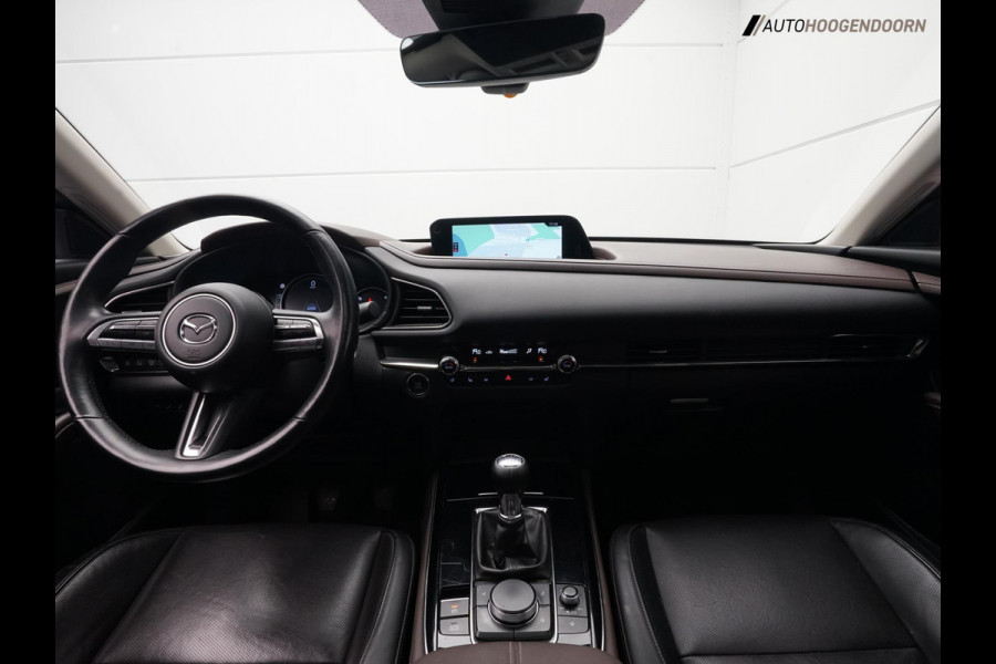 Mazda CX-30 2.0 e-SkyActiv-X M Hybrid Luxury (HEAD-UP DISPLAY,BOSE,STOELVERWARMING,SCHUIFDAK,KEYLESS,DODEHOEK,360 CAMERA,TREKHAAK)