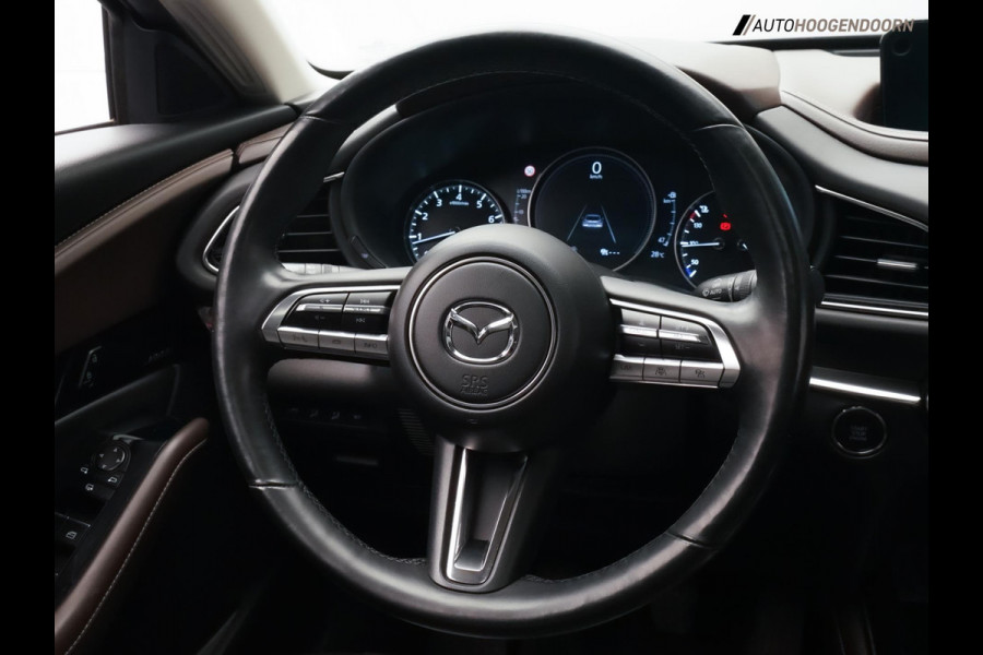 Mazda CX-30 2.0 e-SkyActiv-X M Hybrid Luxury (HEAD-UP DISPLAY,BOSE,STOELVERWARMING,SCHUIFDAK,KEYLESS,DODEHOEK,360 CAMERA,TREKHAAK)