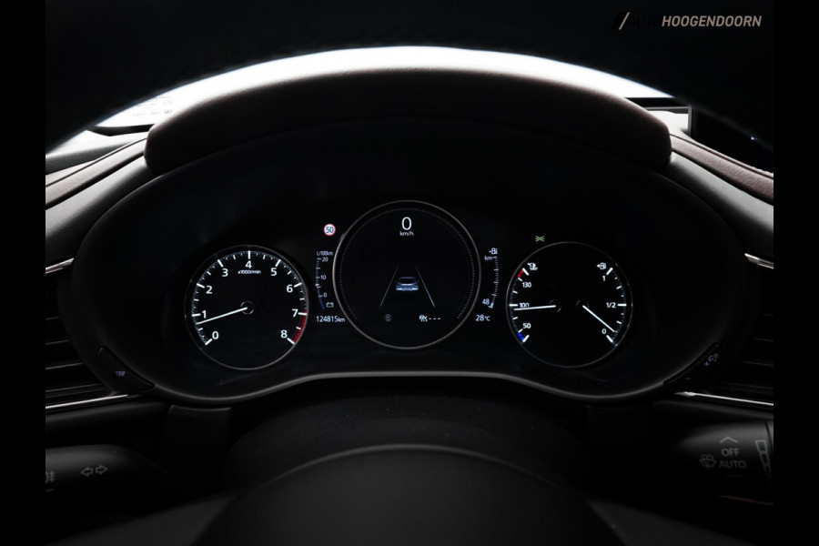 Mazda CX-30 2.0 e-SkyActiv-X M Hybrid Luxury (HEAD-UP DISPLAY,BOSE,STOELVERWARMING,SCHUIFDAK,KEYLESS,DODEHOEK,360 CAMERA,TREKHAAK)