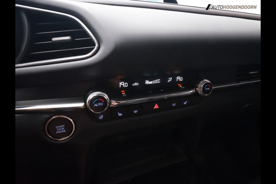 Mazda CX-30 2.0 e-SkyActiv-X M Hybrid Luxury (HEAD-UP DISPLAY,BOSE,STOELVERWARMING,SCHUIFDAK,KEYLESS,DODEHOEK,360 CAMERA,TREKHAAK)
