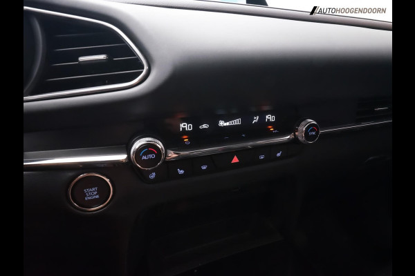 Mazda CX-30 2.0 e-SkyActiv-X M Hybrid Luxury (HEAD-UP DISPLAY,BOSE,STOELVERWARMING,SCHUIFDAK,KEYLESS,DODEHOEK,360 CAMERA,TREKHAAK)