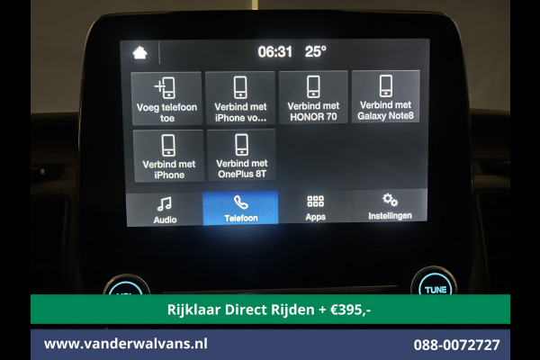 Ford Transit Custom 2.0 TDCI L2H1 Euro6 *Rijklaar Direct Rijden* # Airco | Camera | Apple Carplay | Cruisecontrol | LED | Parkeersensoren Android Auto, Verwarmde voorruit, Bijrijdersbank, 2800kg trekvermogen