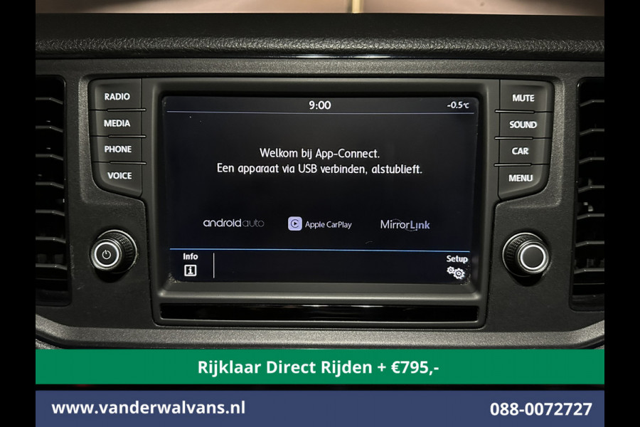 Volkswagen Crafter 2.0 TDI 141pk L3H3 L2H2 Euro6 *Rijklaar Direct Rijden* Airco | Camera | Cruisecontrol | Apple Carplay | Android Auto, Parkeersensoren, chauffeursstoel, voorruitverwarming, 3000kg trekvermogen