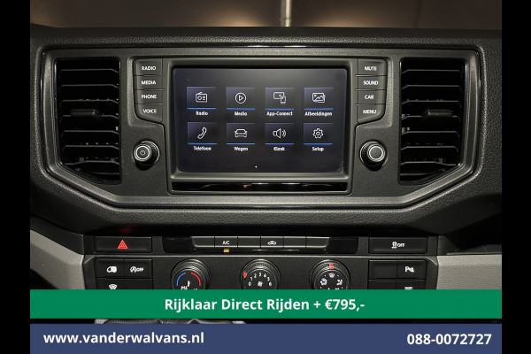 Volkswagen Crafter 2.0 TDI 141pk L3H3 L2H2 Euro6 *Rijklaar Direct Rijden* Airco | Camera | Cruisecontrol | Apple Carplay | Android Auto, Parkeersensoren, chauffeursstoel, voorruitverwarming, 3000kg trekvermogen