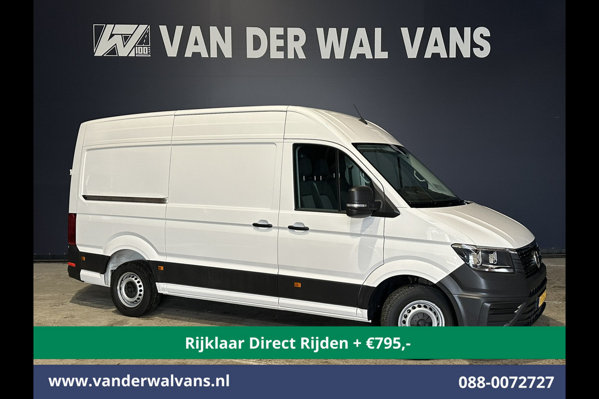 Volkswagen Crafter 2.0 TDI 141pk L3H3 L2H2 Euro6 *Rijklaar Direct Rijden* Airco | Camera | Apple Carplay | Andoid Auto Bijrijdersbank, 3000kg trekvermogen