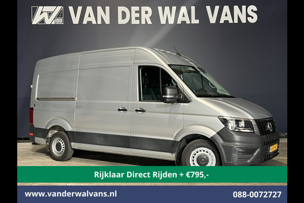 Volkswagen Crafter 2.0 TDI 140 pk L3H3 L2H2 Euro6 *Rijklaar Direct Rijden* Airco | Camera | Apple Carplay | Cruisecontrol Parkeersensoren, Android Auto, Chauffeursstoel, Bijrijdersbank, 3000kg trekvermogen, zilver