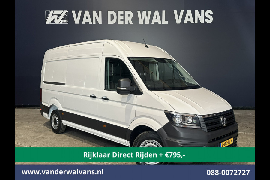 Volkswagen Crafter 2.0 TDI 141pk L3H3 L2H2 Euro6 *Rijklaar Direct Rijden* Airco | Massagestoel | Camera | Apple Carplay | Cruisecontrol Android Auto, Chauffeursstoel