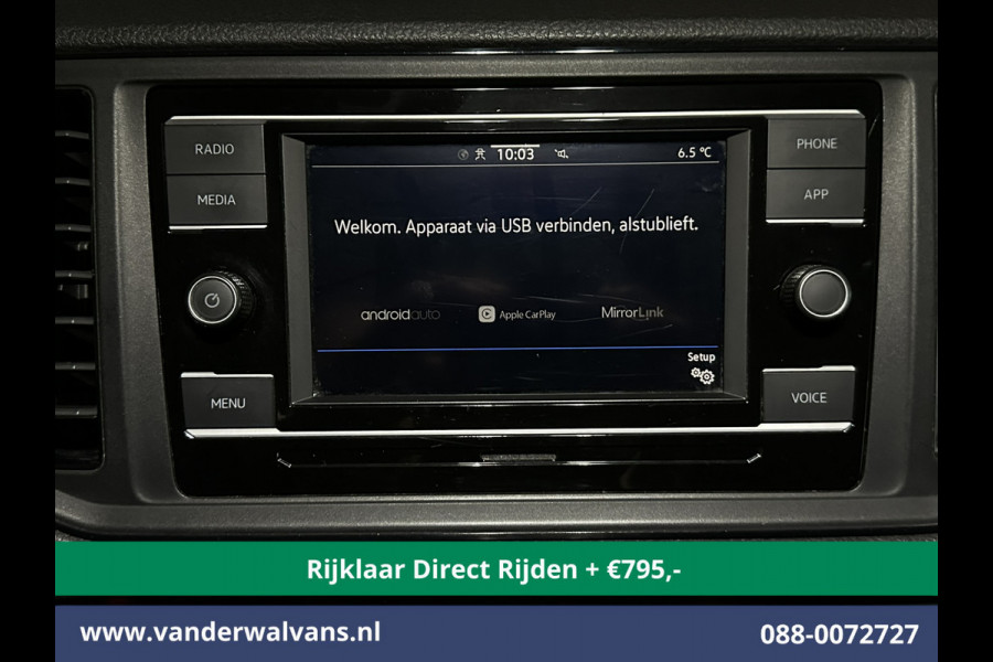 Volkswagen Crafter 2.0 TDI 141pk L3H3 L2H2 Euro6 *Rijklaar Direct Rijden* Airco | Massagestoel | Camera | Apple Carplay | Cruisecontrol Android Auto, Chauffeursstoel