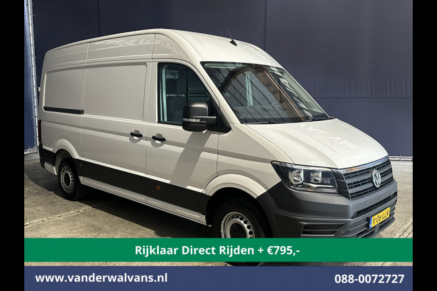 Volkswagen Crafter 2.0 TDI 141pk L3H3 L2H2 Euro6 *Rijklaar Direct Rijden* Airco | Massagestoel | Camera | Apple Carplay | Cruisecontrol Android Auto, Chauffeursstoel
