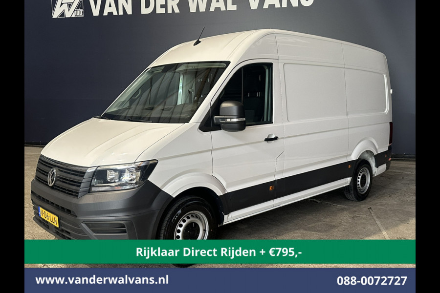Volkswagen Crafter 2.0 TDI 141pk L3H3 L2H2 Euro6 *Rijklaar Direct Rijden* Airco | Massagestoel | Camera | Apple Carplay | Cruisecontrol Android Auto, Chauffeursstoel