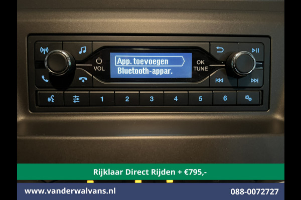 Ford Transit 2.0 TDCI 131pk L3H2 Dubbele Cabine Euro6 * Rijklaar Direct Rijden* Airco | 6-Zits | LED | 2500kg Trekhaak | Cruisecontrol Verwarmde voorruit, Parkeersensoren