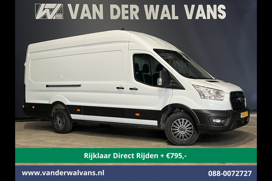 Ford Transit 2.0 TDCI 131pk L4H3 Jumbo Euro6 *Rijklaar Direct Rijden* Airco | Camera | Navigatie | Apple Carplay | Cruisecontrol Android Auto, Stoelverwarming, Verwarmde voorruit, Parkeersensoren, Bijrijdersbank