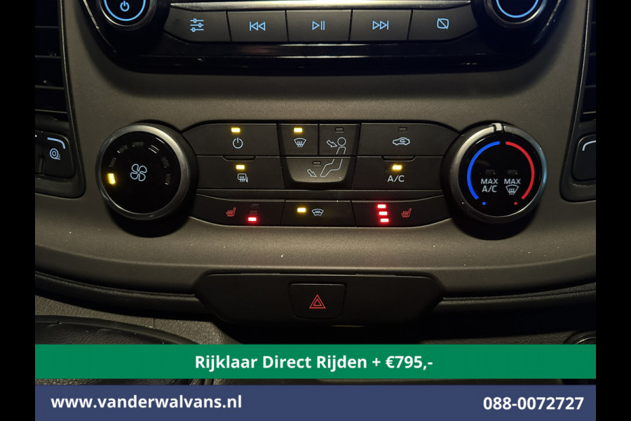 Ford Transit 2.0 TDCI 131pk L4H3 Jumbo Euro6 *Rijklaar Direct Rijden* Airco | Camera | Navigatie | Apple Carplay | Cruisecontrol Android Auto, Stoelverwarming, Verwarmde voorruit, Parkeersensoren, Bijrijdersbank