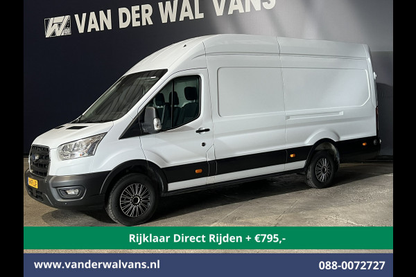 Ford Transit 2.0 TDCI 131pk L4H3 Jumbo Euro6 *Rijklaar Direct Rijden* Airco | Camera | Navigatie | Apple Carplay | Cruisecontrol Android Auto, Stoelverwarming, Verwarmde voorruit, Parkeersensoren, Bijrijdersbank