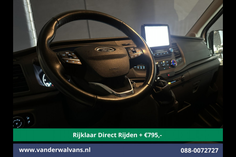 Ford Transit 2.0 TDCI 130pk L3H2 Euro6 *Rijklaar Direct Rijden* Airco | Camera | Navigatie | Cruisecontrol | Stoelverwarming Verwarmde voorruit, Parkeersensoren, Elektrisch verstelbare bestuurdersstoel, Bijrijdersbank