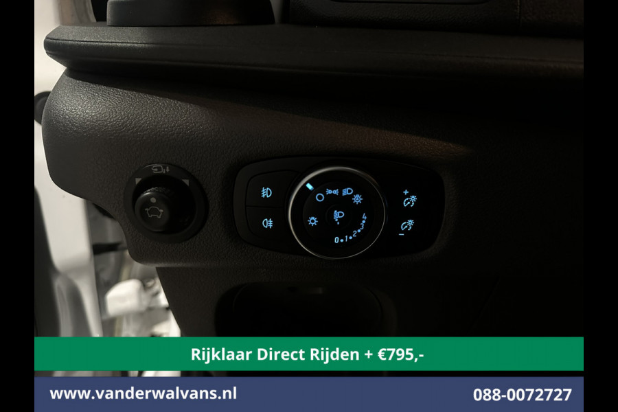 Ford Transit 2.0 TDCI 130pk L3H2 Euro6 *Rijklaar Direct Rijden* Airco | Camera | Navigatie | Cruisecontrol | Stoelverwarming Verwarmde voorruit, Parkeersensoren, Elektrisch verstelbare bestuurdersstoel, Bijrijdersbank