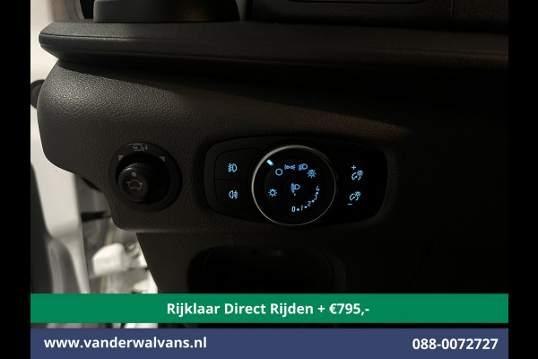 Ford Transit 2.0 TDCI 130pk L3H2 Euro6 *Rijklaar Direct Rijden* Airco | Camera | Navigatie | Cruisecontrol | Stoelverwarming Verwarmde voorruit, Parkeersensoren, Elektrisch verstelbare bestuurdersstoel, Bijrijdersbank