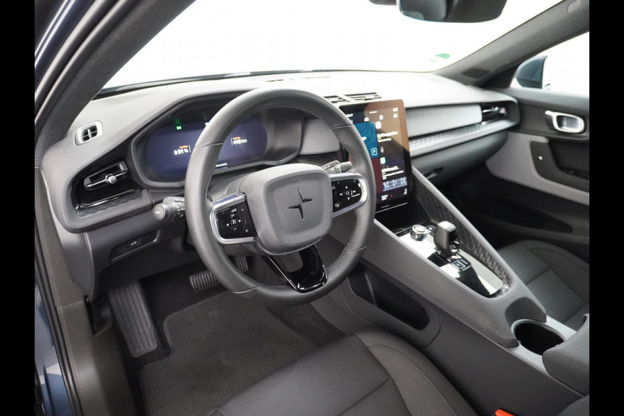 Polestar 2 Long Range 78kWh Carplay Android Auto Cruise Control Keyless Navi Ecc 360°Camera 19"LM Led-Pixel PDC Elektr.Klep Google Maps Blindspot Monitoring Stoelverwarming Regen-Lichtsensor Virtual-Cockpit Hill-Assist Lane Assist Origineel Nederlandse Auto Tot 150kw snel laden 1.500KG Trekvermogen €54.400 nieuwprijs