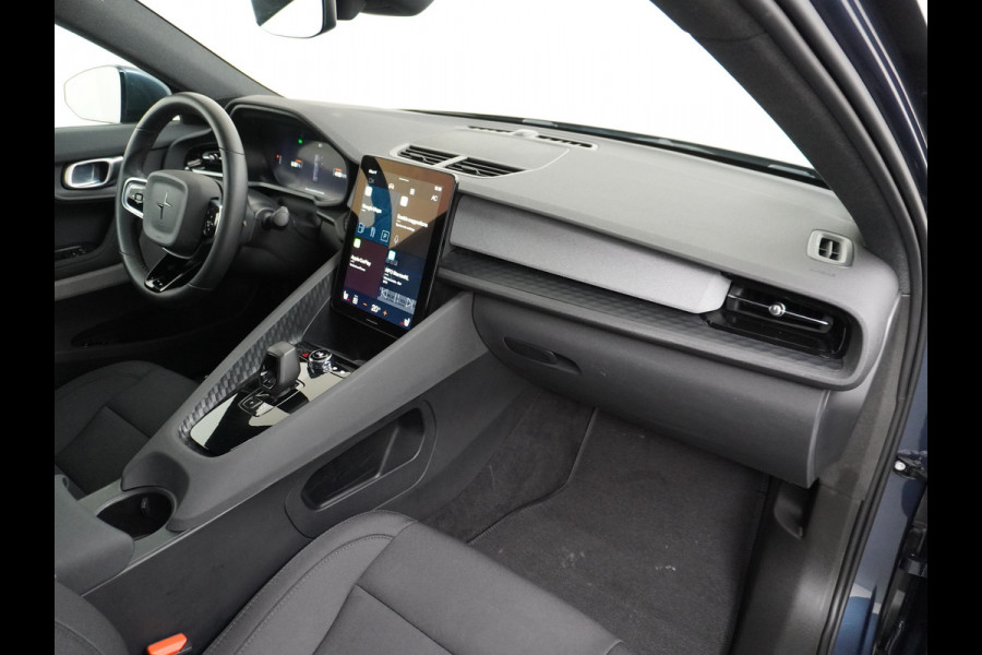 Polestar 2 Long Range 78kWh Carplay Android Auto Cruise Control Keyless Navi Ecc 360°Camera 19"LM Led-Pixel PDC Elektr.Klep Google Maps Blindspot Monitoring Stoelverwarming Regen-Lichtsensor Virtual-Cockpit Hill-Assist Lane Assist Origineel Nederlandse Auto Tot 150kw snel laden 1.500KG Trekvermogen €54.400 nieuwprijs