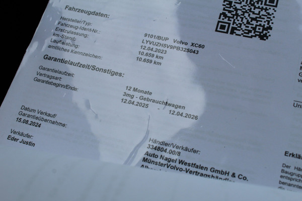 Volvo XC60 2.0 T8 Plug-in hybrid AWD Core Bright | Elek. Trekhaak | Panoramadak |