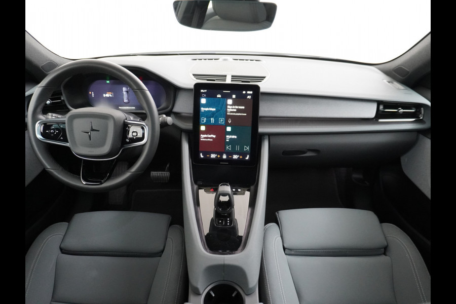 Polestar 2 Long Range 78 kWh Pano-Dak 20" Sleutelloos(Telefoon-sleutel) Adaptive-Cruise Carplay Android 360-Camera Elektr.stoelen+Geheugen  Phone-Connect.Stoel-Verwarmd 1500kg-trekvermogen OnePedal drive Licht+Zichtpakket 55.000 nieuw!! EBD RemAssist Virtual-Cockpit digiDash Uitparkeer waarschuwing Botswaarsc.syst. Autonoom-Rem Noodrem ESP TCS Hill-Assist Lane Assist Pre-Crash-Syst. Emergency-Call Keyless Ecc tot 150kw snell