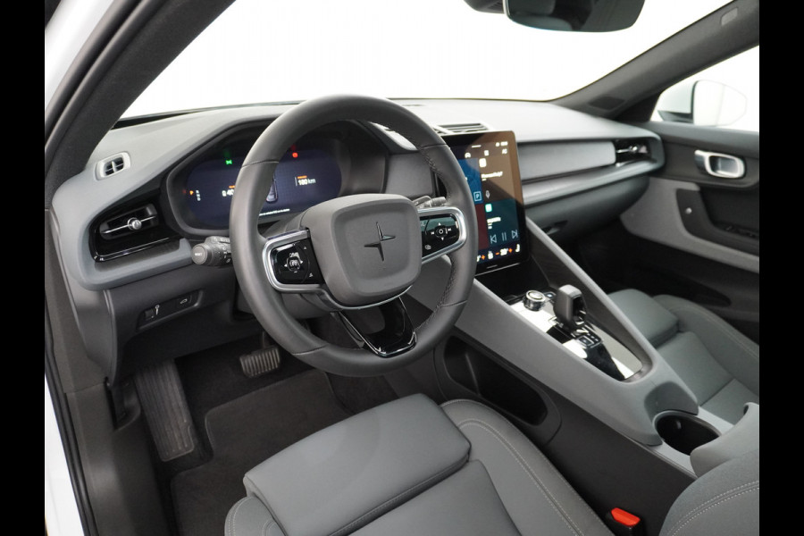 Polestar 2 Long Range 78 kWh Pano-Dak 20" Sleutelloos(Telefoon-sleutel) Adaptive-Cruise Carplay Android 360-Camera Elektr.stoelen+Geheugen  Phone-Connect.Stoel-Verwarmd 1500kg-trekvermogen OnePedal drive Licht+Zichtpakket 55.000 nieuw!! EBD RemAssist Virtual-Cockpit digiDash Uitparkeer waarschuwing Botswaarsc.syst. Autonoom-Rem Noodrem ESP TCS Hill-Assist Lane Assist Pre-Crash-Syst. Emergency-Call Keyless Ecc tot 150kw snell