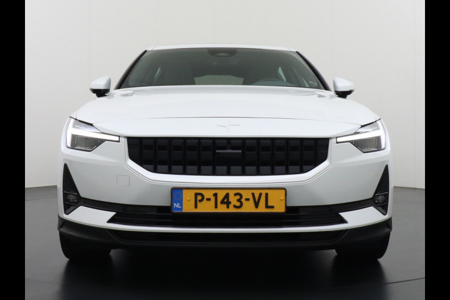 Polestar 2 Long Range 78 kWh Pano-Dak 20" Sleutelloos(Telefoon-sleutel) Adaptive-Cruise Carplay Android 360-Camera Elektr.stoelen+Geheugen  Phone-Connect.Stoel-Verwarmd 1500kg-trekvermogen OnePedal drive Licht+Zichtpakket 55.000 nieuw!! EBD RemAssist Virtual-Cockpit digiDash Uitparkeer waarschuwing Botswaarsc.syst. Autonoom-Rem Noodrem ESP TCS Hill-Assist Lane Assist Pre-Crash-Syst. Emergency-Call Keyless Ecc tot 150kw snell