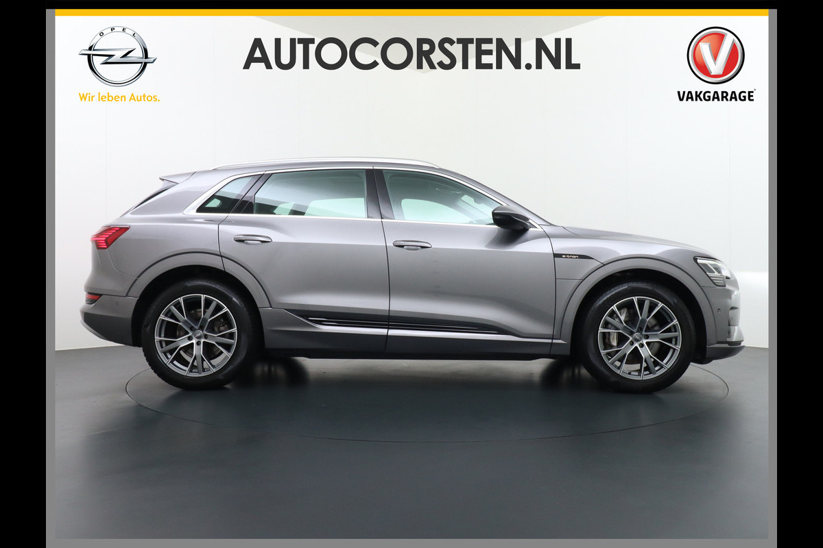 Audi e-tron Luchtvering Elektr.Leer+Memory+Verwarmd Pano-Dak Adap.Cruise Carplay LED Park-Assist PDC-a+V E-tron 20" Elektr.Achterklep 50 Qua Level-ride Actieve luidspreker E-Call Audi-Connect Keyless-go PTC SpoorAssist