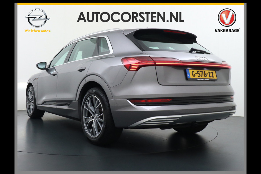 Audi e-tron Luchtvering Elektr.Leer+Memory+Verwarmd Pano-Dak Adap.Cruise Carplay LED Park-Assist PDC-a+V E-tron 20" Elektr.Achterklep 50 Qua Level-ride Actieve luidspreker E-Call Audi-Connect Keyless-go PTC SpoorAssist