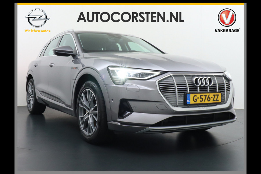 Audi e-tron Luchtvering Elektr.Leer+Memory+Verwarmd Pano-Dak Adap.Cruise Carplay LED Park-Assist PDC-a+V E-tron 20" Elektr.Achterklep 50 Qua Level-ride Actieve luidspreker E-Call Audi-Connect Keyless-go PTC SpoorAssist